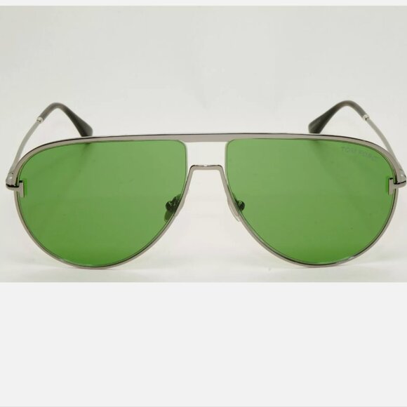 Tom Ford Green Metal Men's 60mm Sunglasses - Picture 2 of 6